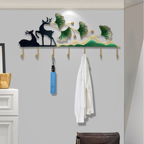 Entrance key hook into the door wall hanging coat hook light luxury hanger entry door wall clothes hook