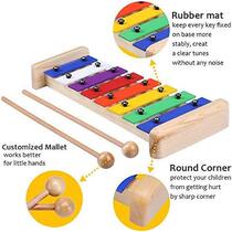 Exported to the UK and Australia childrens early education educational xylophone eight-tone player knocks on the piano and makes sounds for infants and toddlers 1-6 years old