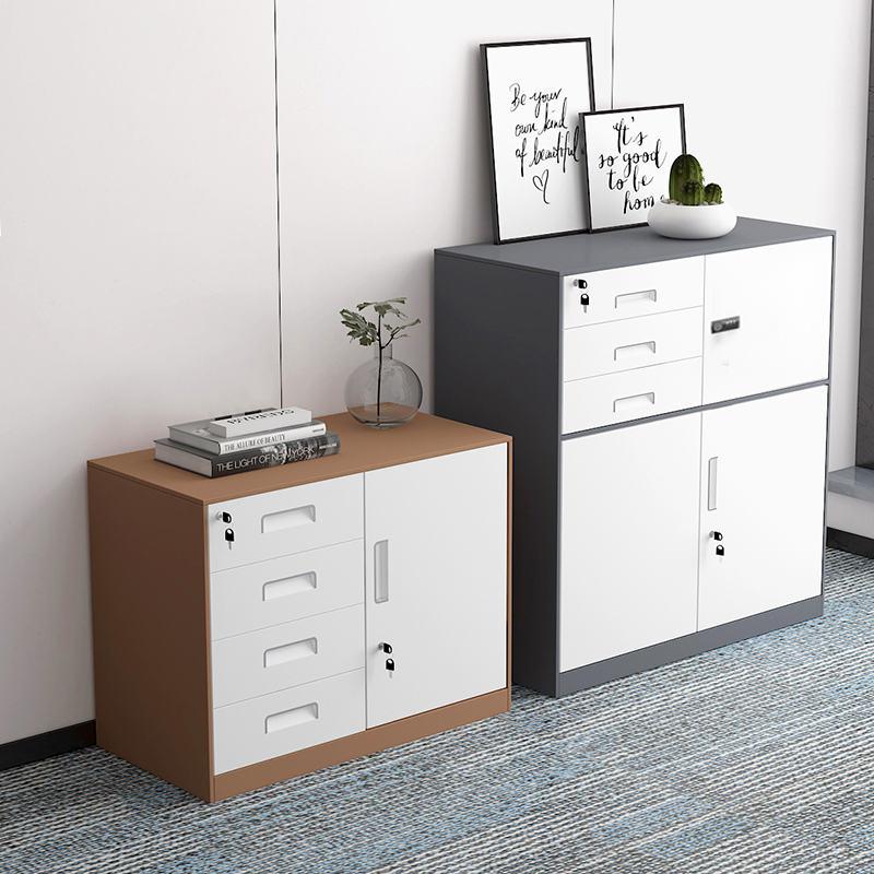Filing cabinet Tin Cabinet Table Lower Cabinet Office Information Cabinet Drawer Containing Cabinet With Lock Living Room Small Cabinet Floor