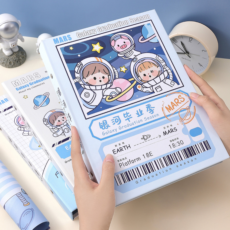 Korean edition of classmate record ins wind primary and secondary school students sixth grade boys and girls graduation book high school students creative personality youth memoir graduation season cute girl heart loose-leaf book guestbook commemorative book