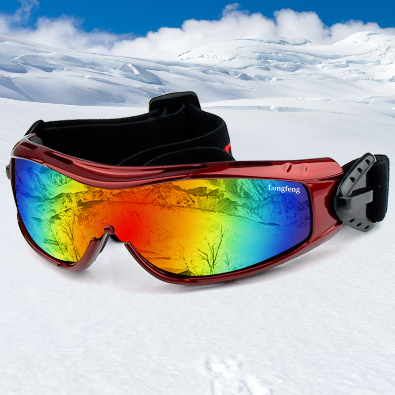 Ski glasses anti-wind outdoor eyegoggles single board adult ski equipped with snow protection glasses