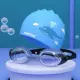 Thiên nga kính bơi dành cho trẻ em nam có độ phân giải cao không thấm nước và chống sương mù cho bé gái khung lớn kính bơi cận thị kính bơi mũ bơi thiết bị - Goggles
