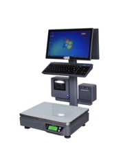 Yinbao fresh food AI cashier system high-end AI recognition intelligent cashier and weighing all-in-one machine