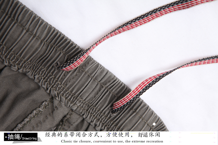 Mùa hè chất béo quần short nam lỏng loại quần chất béo trong quần cộng với phân bón XL giản dị trung niên bãi biển năm quần quần áo nam