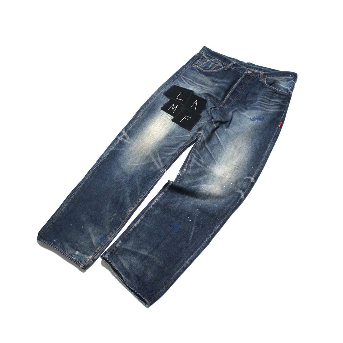 现货WTAPS BLUES/TROUSERS.DENIM.TRASH LAMF 09牛王牛仔裤