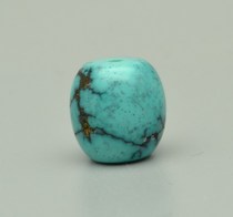 2mm??? beads loose beads? raw ore turquoise turquoise garden 2 (? 11 with 4 grams?) barrel beads