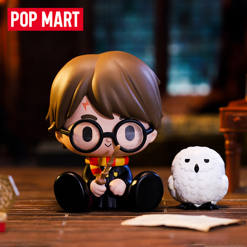 POPMART Bubble Marte Harry Potter Magic World Animal Series Blind Box Model Christmas Gift Pendulum