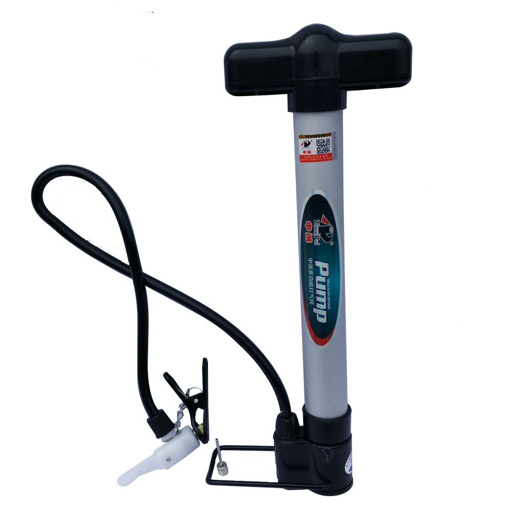 Zhongpai ZP-106 bicycle pump electric vehicle multifunctional air pump aluminum alloy basketball pump