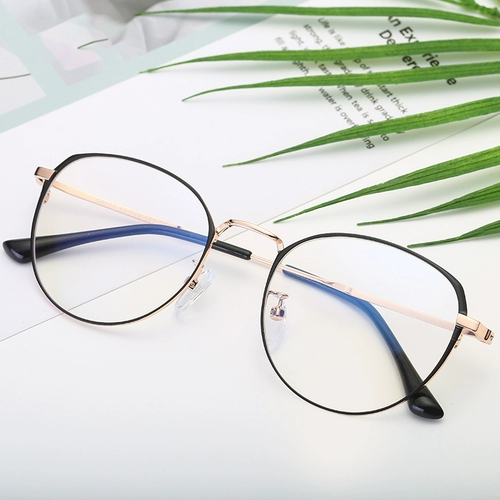 Студенты Myopia Super Super Light Cround Face Retro Box Han 200/300/400/500/600/700/800 градусов