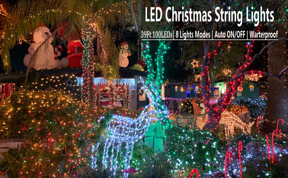 solar Christmas led lights