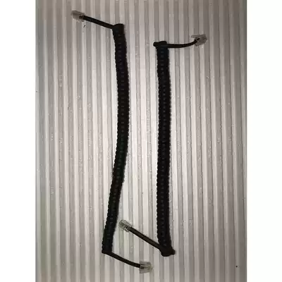 Fax machine telephone universal microphone cable curve