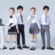 Primary and middle school students chorus performance clothing children's choir recitation performance clothing British style school uniform graduation photo