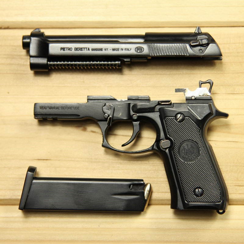 1: 2.05 alloy empire shell gun model metal alloy BERETTA M92A1 detachable non-launchable