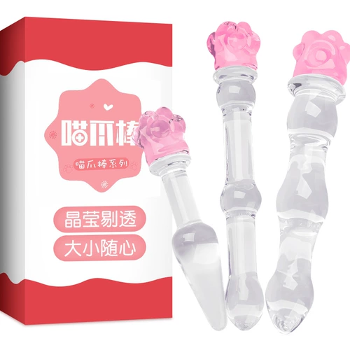 Crystal Penis Женский задний двор анальный штекер Sex Masturbation Fairy Stick Anal Plug Sex применяет взрослые SM