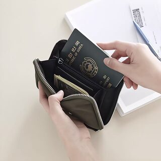 Portable Multifunctional Passport Holder for Traveling Abroad, Men's Wallet, Small Driving License Storage Bag, Document Protection Cover for Women