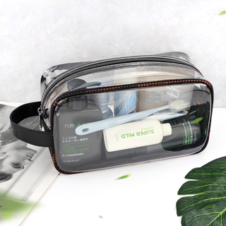 High-End Transparent Waterproof Travel Toiletry Bag for Men, Portable Fitness Care and Bathing Supplies Storage Bag Set for Women