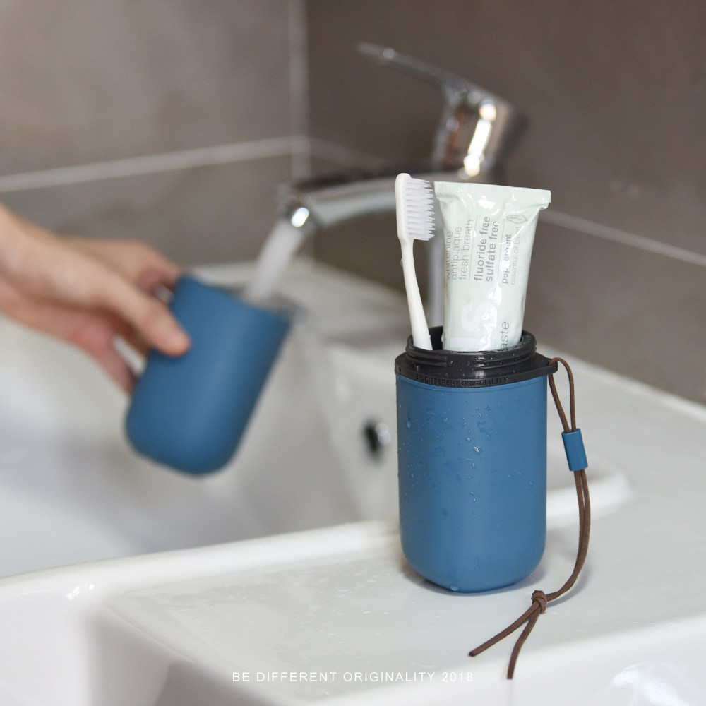 Travel Wash Cup Toothbrush Toothpaste Portable Suit Containing Box Wash Toiletry Bag For Travel Tourist Supplies Gargle Tooth cup