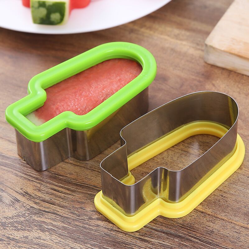 Flower type Watermelon Divine Instrumental Home Ice Cream shape Eating Watermelon With mold Watermelon Fetch Meat cut Sliced Slice Divider