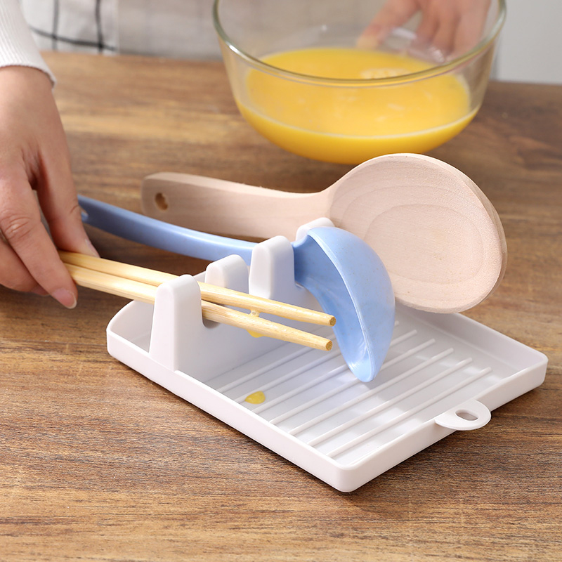 Pan shovel rack Kitchen Spoon Scoop Shovel shelving Multifunction Stir-fry Pan Lid Chopsticks Container Floor Mat