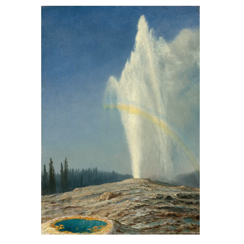Albert Biеrt Biert Biert Bierstadt Реалистичная пейзажная масляная живопись материалы