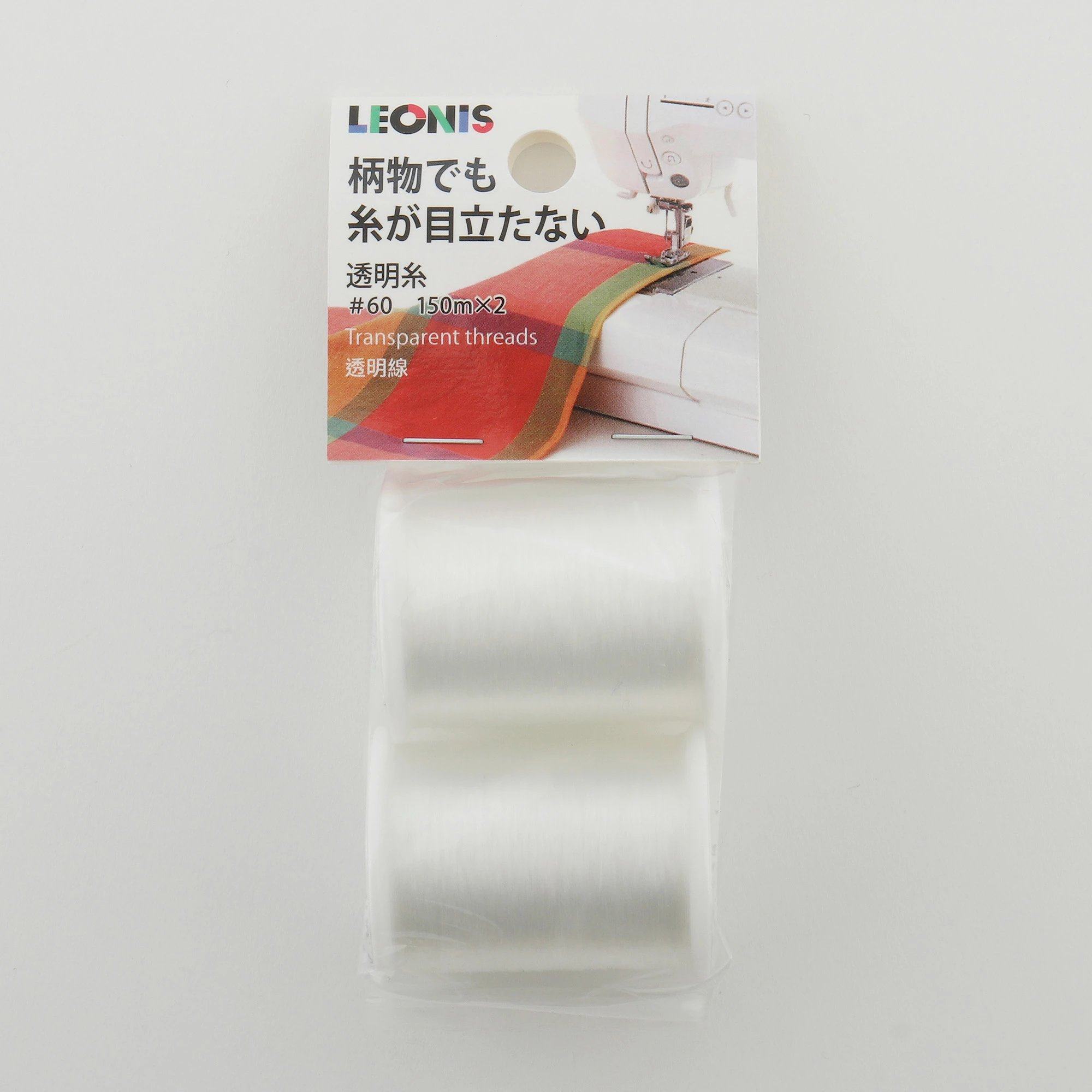 Japan imports LEONIS Transparent line 150M 2 pieces of hand sewing with diy cloth for a transparent weave line-Taobao