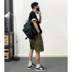 REEZ [chủ cửa hàng mặc] Mùa hè Nhật Bản retro Nhật Bản quần short nam quần năm điểm quần lỏng - Quần làm việc