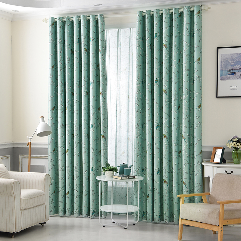 American Shade Curtains Finished Balcony High Shading Window Curtain Fabric Material Minima Modern Bedroom Floating Window Living-room Flat Windows