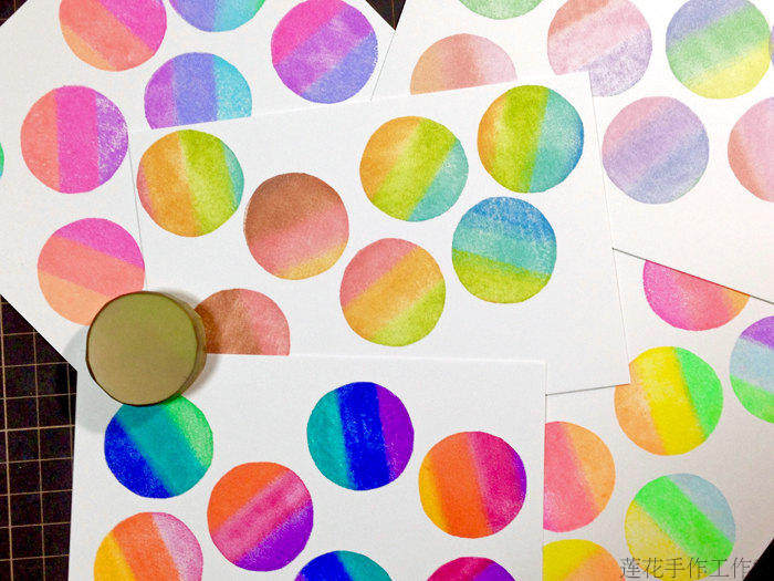 Lunar cat nj3 paper with an asymptotic colour printing table-slow drying water-based rainbow printed clay rubber stamp handbill printing table