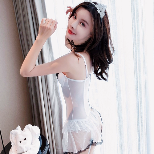 [情趣内衣制服蕾丝夜店激情透视小胸显大夫妻调情情趣套装]