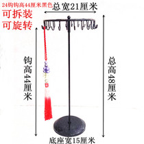 Hanging multicolored rope shelf Earrings Necklace ring stud earrings Jewelry rack Creative hanging rack Jewelry box display rack Bracelet