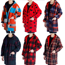 Overcoat female adult fashion corduroy insulation warm female overcoat can be worn outside the popular home outside the home dust and dirt