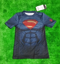 Andrea UA Superman Batman Childrens Boys and Women Short Sleeve Long Sleeve Tight Compression Clothes