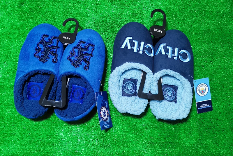 Chelsea Manchester City Club Football Merchandise Fan Gifts Children's Home Cotton Slippers