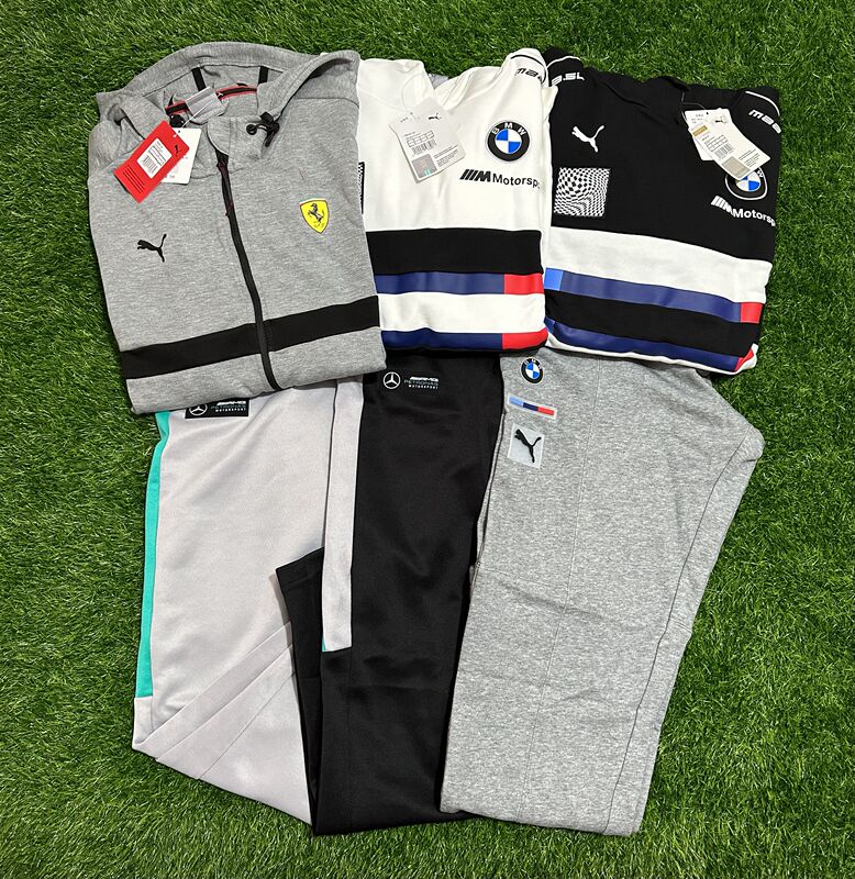 Puma Ferrari Bmw Mercedes-Benz Joint Racing Sports Casual Jacket Sweatshirt Sports Pants Puma Ferrari Bmw Mercedes-Benz Joint Racing Sports Casual Jacket Sweatshirt Sports Pants