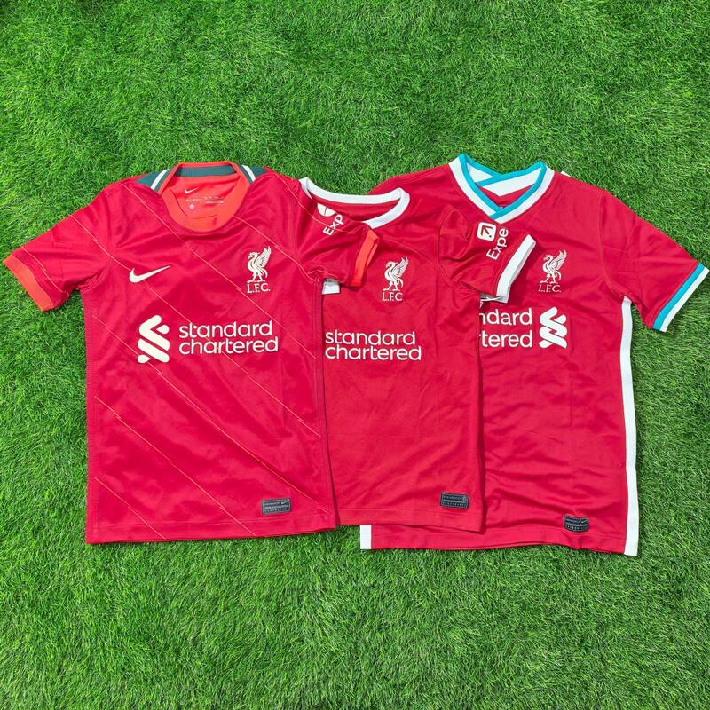 Nike Liverpool Kidsren's and Youth Short-Sleeved Quick-Drying T-Shirt Fan Version Home Jersey Football Uniform Nike Liverpool Kidsren's and Youth Short-Sleeved Quick-Drying T-Shirt Fan Version Home Jersey Football Uniform