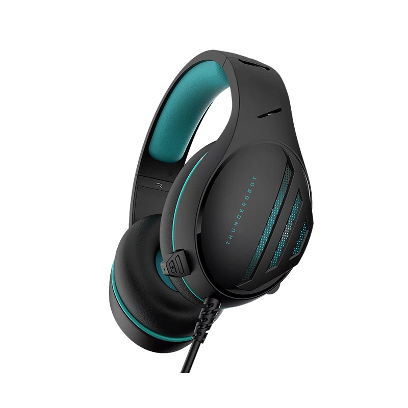 雷神电竞游戏耳机玄鸟H21有线头戴式麦克风虚拟7.1环绕声RGB灯效