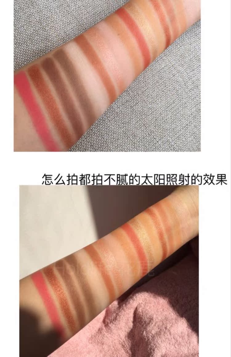 Spot xuất khẩu Dubai 16 màu bẩn bí ngô màu cam đất màu ngọc trai mờ mâm mắt khay lớn bóng mắt - Bóng mắt phấn mắt