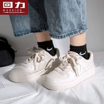 Huili womens shoes small white shoes womens 2021 thin summer new wild sports casual shoes Air Force One Board Shoes