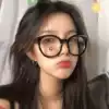 gm large black-framed glasses Female net red makeup decorative mirror Korean version of eye protection round anti-blue light myopia thick-framed glasses