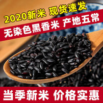 2020 new rice Northeast farm black rice non-dyed Wuchang black rice black fragrant rice five grains 500g whole grain porridge