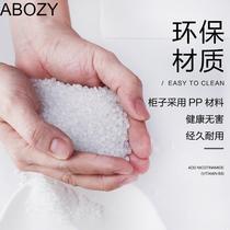 Thickened large-capacity plastic baby storage wardrobe nail jewelry storage cabinet drawer type finishing cabinet more thickened