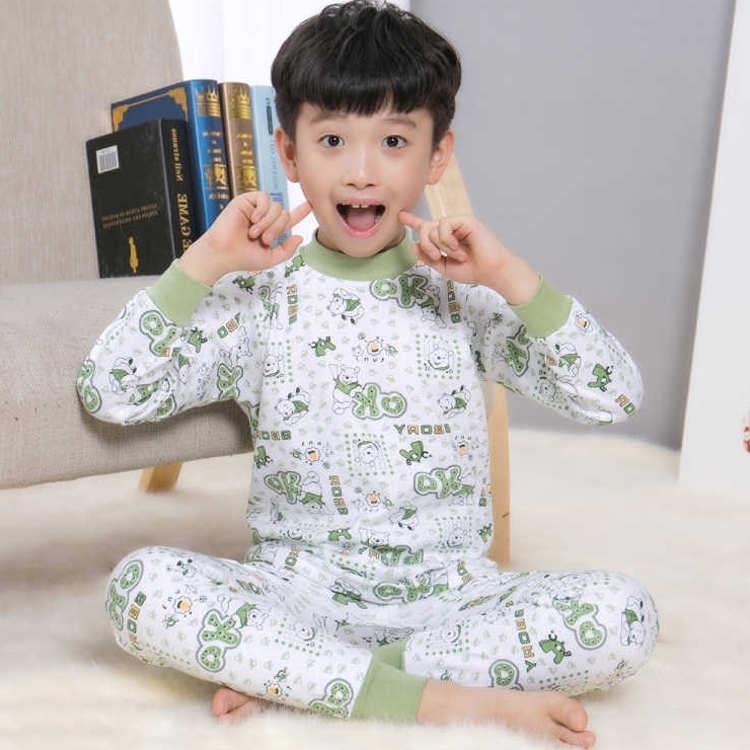 Childrens đồ lót bộ cotton bé trai và bé gái quần áo mùa thu quần mùa thu ở trẻ em bông quần áo áo len bé nhà lớn 3-16 tuổi.