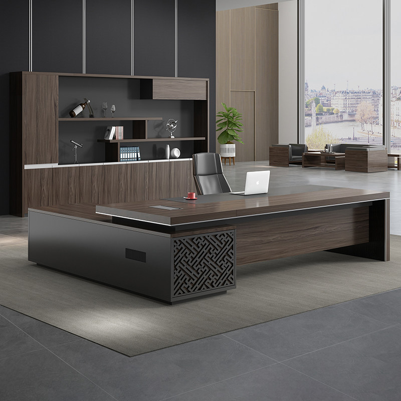 Boss desk and chair combination simple modern executive desk single president table manager table new Chinese office furniture