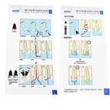 Стоматологический материал Dengtak Light CICS с двойной обработкой смолы смешанная волокна Свалочная Сваловая Сваловая Сваловая Свайная смола Бесплатная доставка