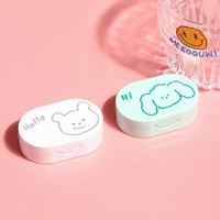 Мультяшный, белый, зеленый, с медвежатами