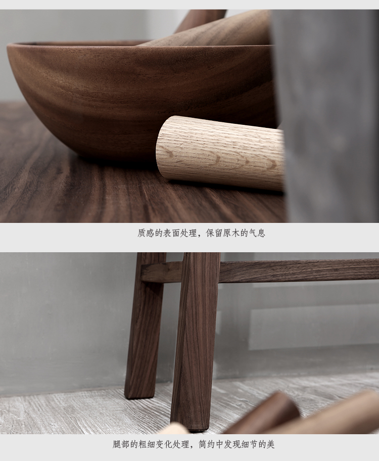 [Gỗ dịch] Gỗ rắn đồ gỗ nội thất gỗ óc chó đen sồi đỏ hiên hiên bàn ghế sofa bàn một vài đơn giản - Bàn / Bàn mặt bàn gỗ me tây