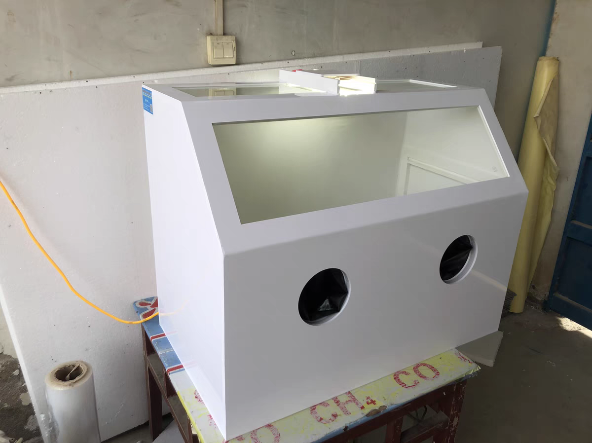 PVC耐酸碱操作箱手套箱无菌氮气操作箱菌种培养箱耐腐蚀性好定做