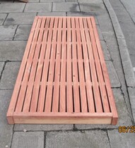 Eucalyptus Wood 1 5 meters solid wood bed board row frame stiffened and thickened mattress 1 8 meters waist size can be customized 1 2