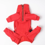 安班 Домашние животные с бархатными пакетами для четвероногих четвероногих одежды с длинными рукавами для домашних животных осенью и зимнего плюшевого пуделя тепло