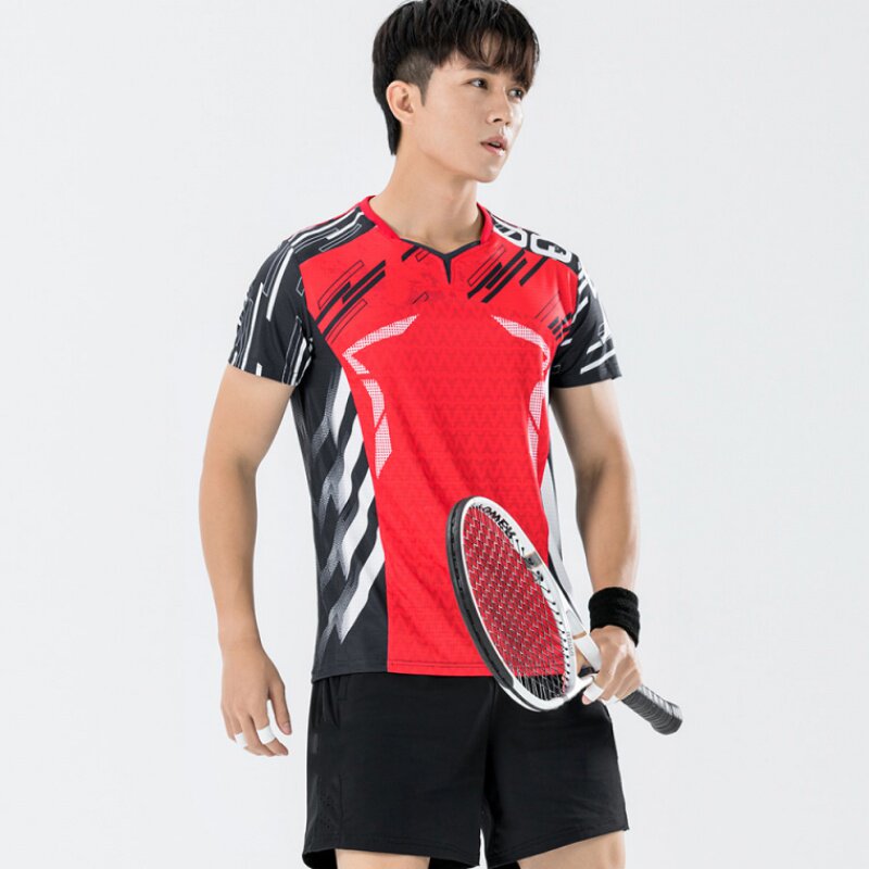 2020 New Badminton Suit Suit Men And Women Lovers' Sports Suit Quick Dry Breathable Tennis Table Tennis Suit